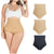 Daily Use Under Wear 3-Pack Tummy Control High-Waist Shapewear Seamless Panties Sonryse SP607NC-4-Shapes Secrets Fajas