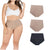 Daily Use Under Wear 3-Pack Tummy Control Mid Rise Shapewear Seamless Shaping Panties Sonryse SP620NC-4-Shapes Secrets Fajas
