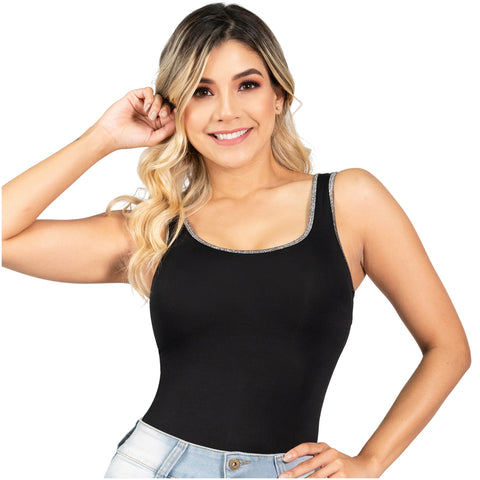 SONRYSE BDBA-001 | Tank top One Piece Slimming External Body for Women | Daily Use Colombian Shapewear-5-Shapes Secrets Fajas