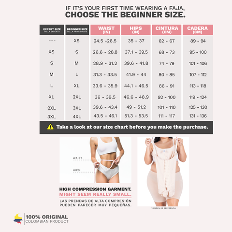 SONRYSE 021ZL | Post Surgery Compression Garments after Tummy Tuck and Lipo | Open Bust Panty Shapewear | Powernet-3-Shapes Secrets Fajas