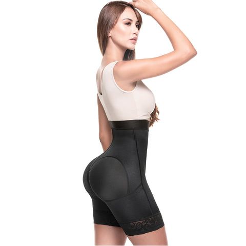 Fajas SONRYSE TR73ZF | High Rise Butt Lifting Shapewear Shorts for Women | Daily Use | Triconet-16-Shapes Secrets Fajas