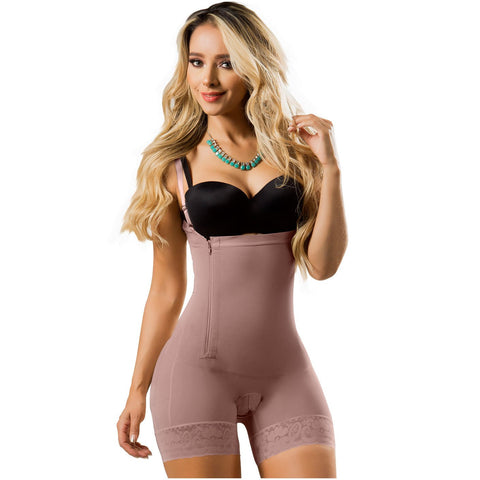 Everyday Use & Postpartum Girdle Open Bust Mid Thigh Butt Lifters Fajas Laty Rose 21111-8-Shapes Secrets Fajas