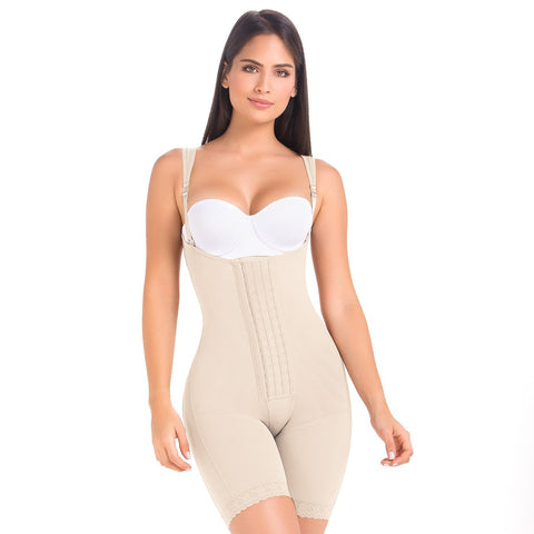 Faja MariaE FQ100 | Colombian Body Shaper Tummy Control Shapewear for Women | Post Surgery Girdle-1-Shapes Secrets Fajas