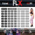 FLEXMEE 944069 Fractals Sublimated Mid Rise Capri Leggings | Supplex 360 - Shapes Secrets