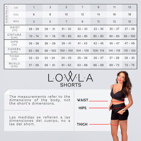 Lowla 238847 | Butt Lifting Denim Shorts with Inner Girdle